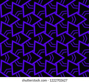 Modern geometric ornament. Seamless vector illustration for design.