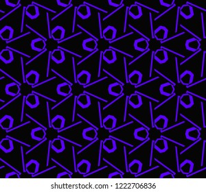 Modern geometric ornament. Seamless vector illustration for design.