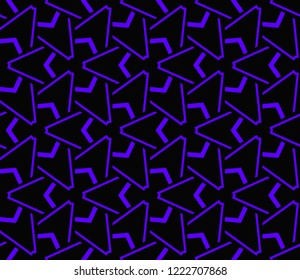 Modern geometric ornament. Seamless vector illustration for design.