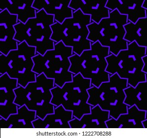 Modern geometric ornament. Seamless vector illustration for design.