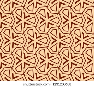 Modern geometric ornament. Seamless vector illustration for design.
