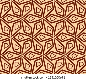 Modern geometric ornament. Seamless vector illustration for design.