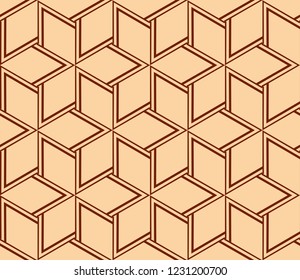 Modern geometric ornament. Seamless vector illustration for design.