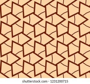 Modern geometric ornament. Seamless vector illustration for design.