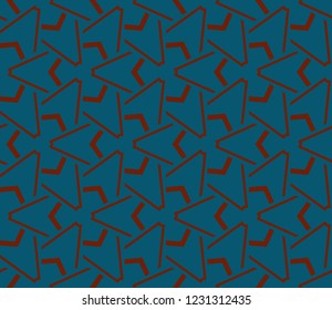 Modern geometric ornament. Seamless vector illustration for design.