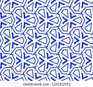 Modern geometric ornament. Seamless vector illustration for design.