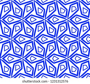 Modern geometric ornament. Seamless vector illustration for design.