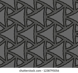 Modern geometric ornament. Seamless vector illustration for design.