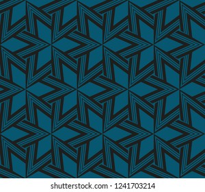 Modern geometric ornament. Seamless vector illustration for design.