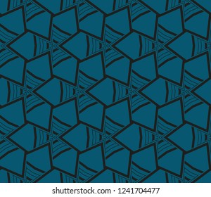 Modern geometric ornament. Seamless vector illustration for design.