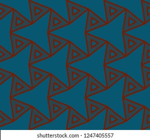 Modern geometric ornament. Seamless vector illustration for design.