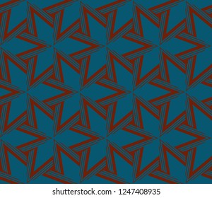 Modern geometric ornament. Seamless vector illustration for design.