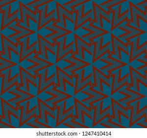 Modern geometric ornament. Seamless vector illustration for design.
