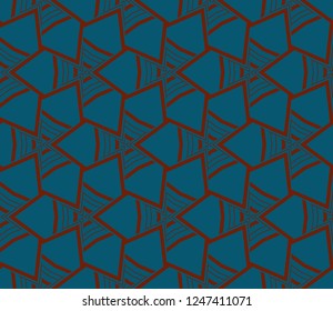 Modern geometric ornament. Seamless vector illustration for design.