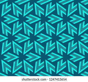 Modern geometric ornament. Seamless vector illustration for design.