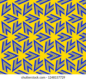 Modern geometric ornament. Seamless vector illustration for design.