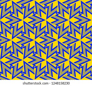 Modern geometric ornament. Seamless vector illustration for design.