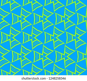 Modern geometric ornament. Seamless vector illustration for design.