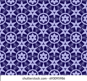 Modern geometric ornament. Seamless vector illustration for design.