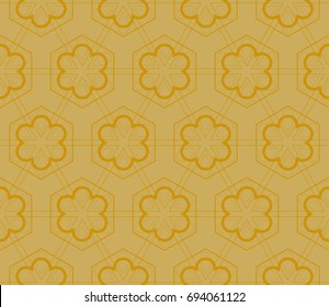 Modern geometric ornament. Seamless vector illustration for design.