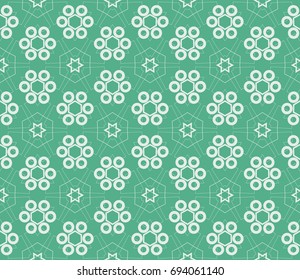 Modern geometric ornament. Seamless vector illustration for design.