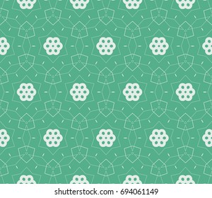 Modern geometric ornament. Seamless vector illustration for design.
