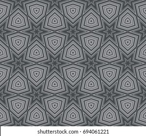 Modern geometric ornament. Seamless vector illustration for design.
