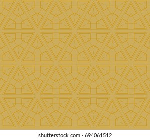 Modern geometric ornament. Seamless vector illustration for design.