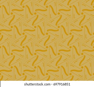 Modern geometric ornament. Seamless vector illustration for design.
