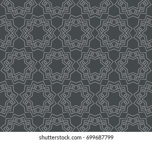 Modern geometric ornament. Seamless vector illustration for design.