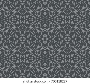 Modern geometric ornament. Seamless vector illustration for design.
