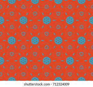 Modern geometric ornament. Seamless vector illustration for design.
