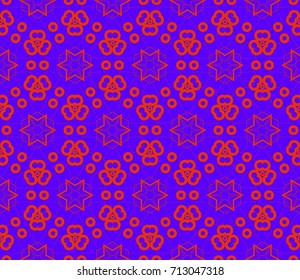 Modern geometric ornament. Seamless vector illustration for design.
