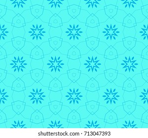 Modern geometric ornament. Seamless vector illustration for design.