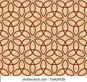 Modern geometric ornament. Seamless vector illustration for design.