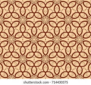 Modern geometric ornament. Seamless vector illustration for design.