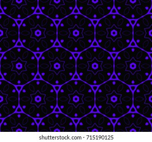 Modern geometric ornament. Seamless vector illustration for design.