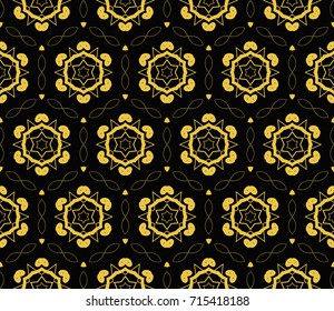 Modern geometric ornament. Seamless vector illustration for design.