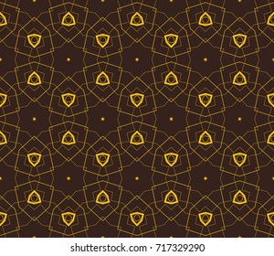 Modern geometric ornament. Seamless vector illustration for design.
