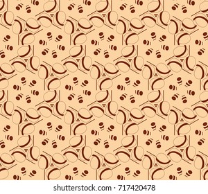 Modern geometric ornament. Seamless vector illustration for design.