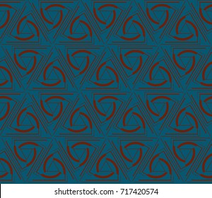 Modern geometric ornament. Seamless vector illustration for design.