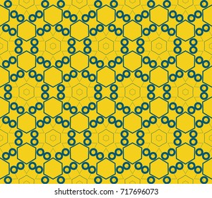 Modern geometric ornament. Seamless vector illustration for design.