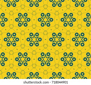 Modern geometric ornament. Seamless vector illustration for design.