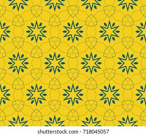 Modern geometric ornament. Seamless vector illustration for design.