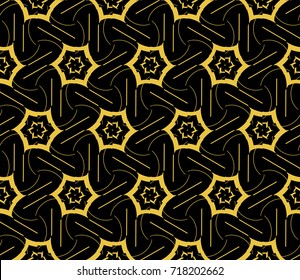 Modern geometric ornament. Seamless vector illustration for design.