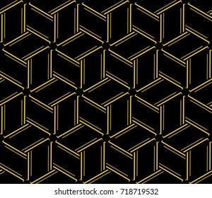 Modern geometric ornament. Seamless vector illustration for design.