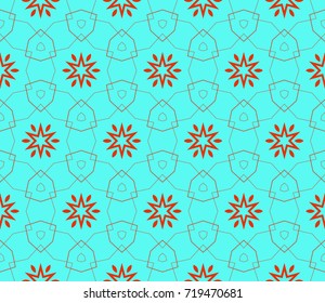 Modern geometric ornament. Seamless vector illustration for design.