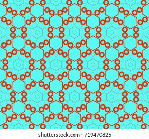 Modern geometric ornament. Seamless vector illustration for design.