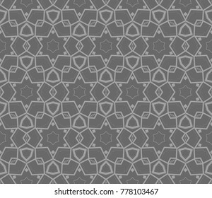 Modern geometric ornament. Seamless vector illustration for design