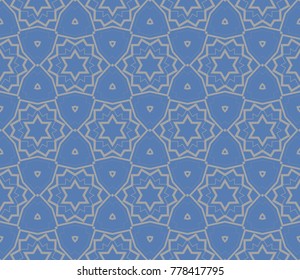 Modern geometric ornament. Seamless vector illustration for design